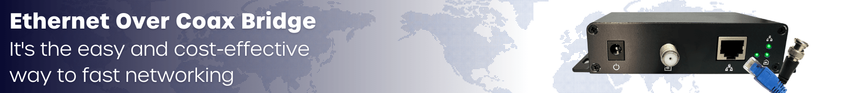 Ethernet over Coax Bridge for Gigabit Networking