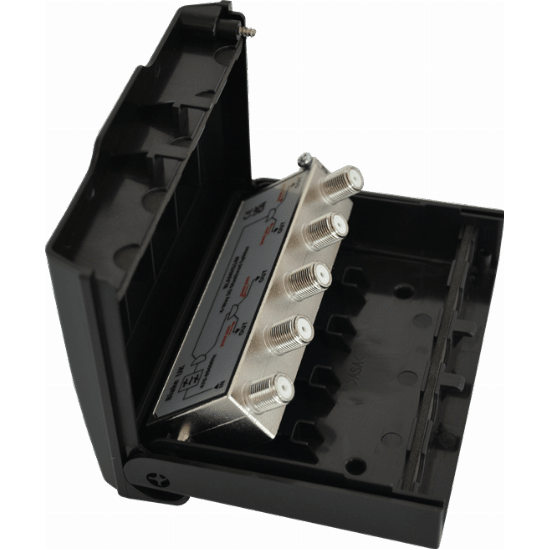 4-Way External Masthead Splitter/Combiner with 5G and Tetra filtration 1 input 4 output